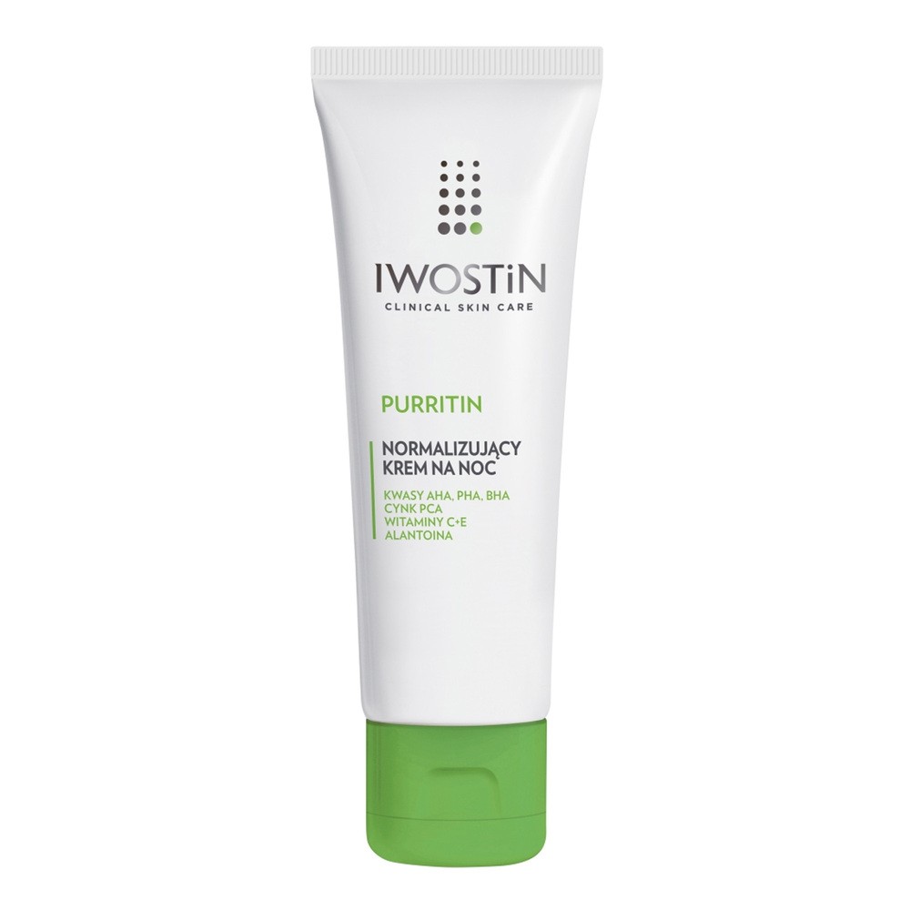 Iwostin Purritin krem na noc redukujący niedoskonałości 40ml