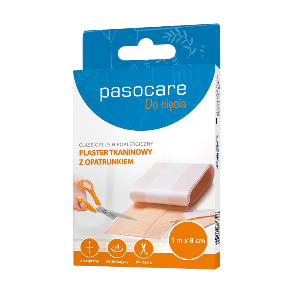 Paso Plaster pasocare tkaninowy classic plus 1 m x 8 cm