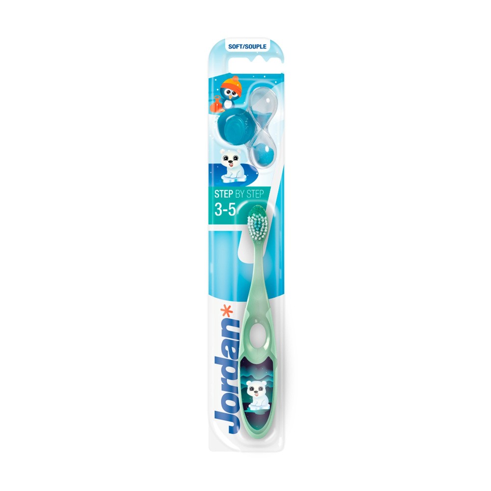 CEDERROTH JORDAN STEP BY STEP 3-5 Szczoteczka dla dziecka 1 szt 9055872