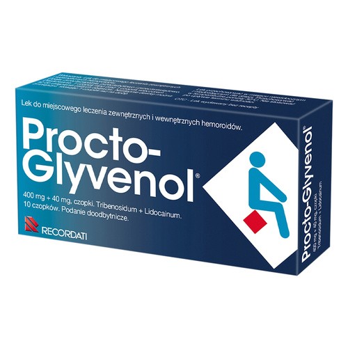 RECORDATI Procto-glyvenol x 10 czopków