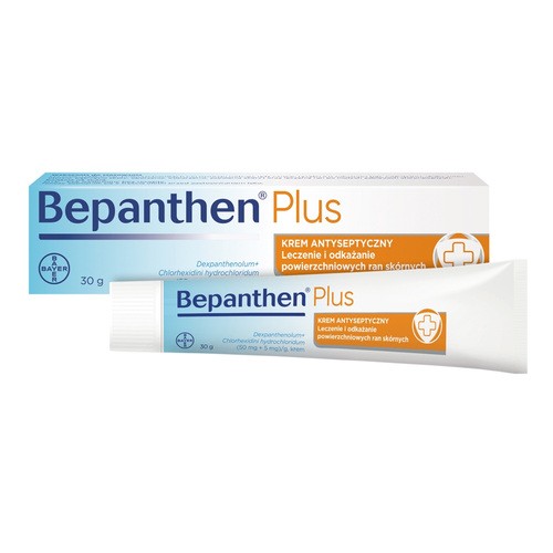 BEPANTHEN PLUS Krem antyseptyczny, 30 g