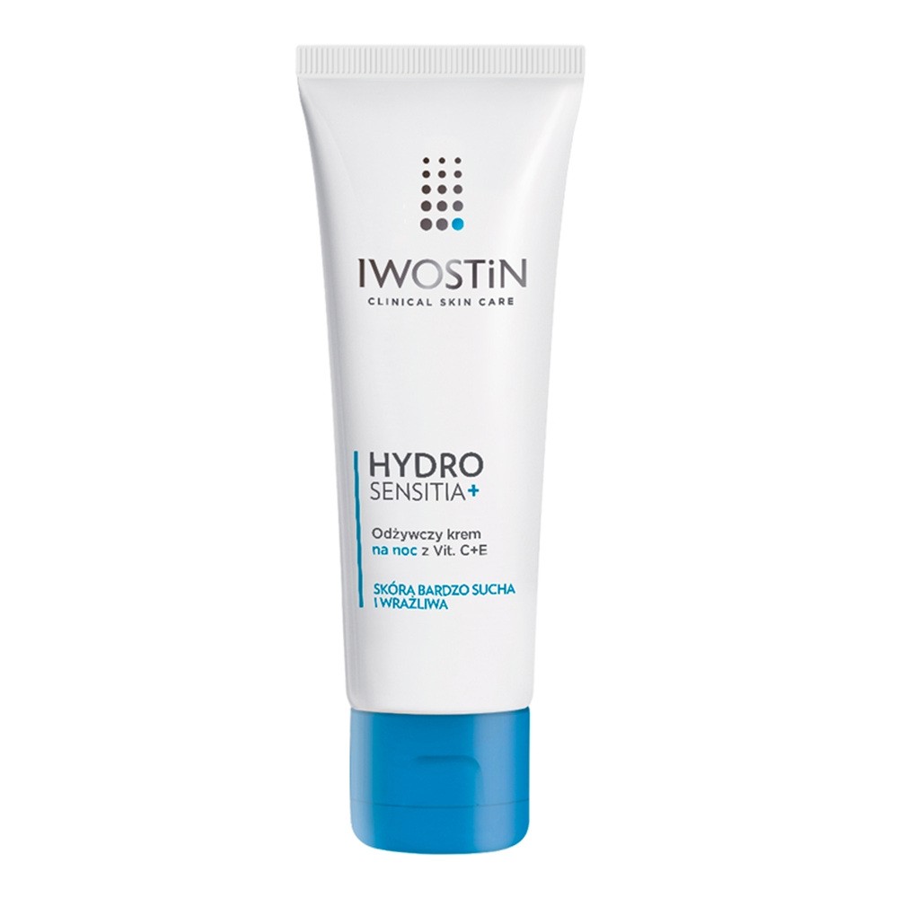 Iwostin Sensitia krem odżywczy na noc z witaminami C+E 50ml