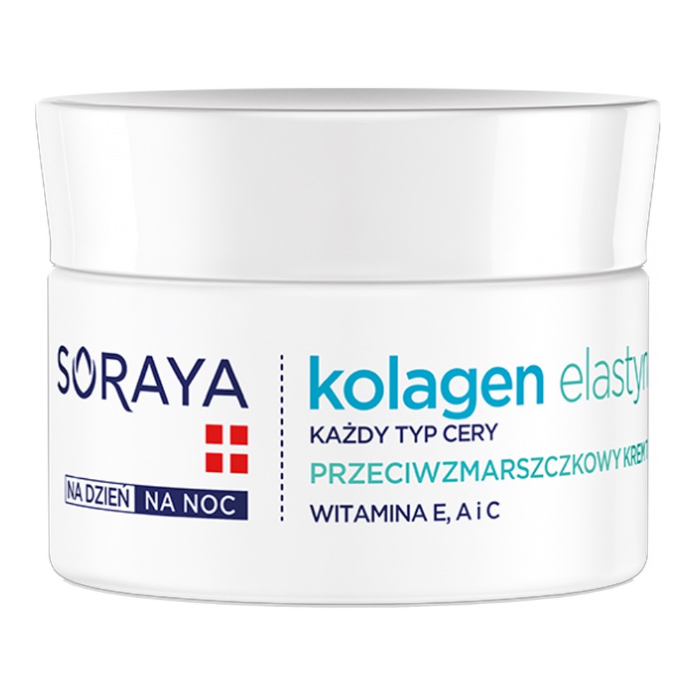 Soraya KOLAGEN+ELASTYNA PRZECIWZMARSZCZKOWY KREM TŁUSTY NA DZIEŃ I NA NOC 50ML