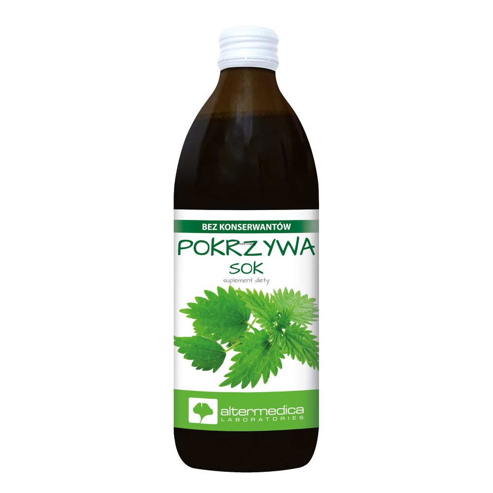 ALTER MEDICA JAN SZUPINA Pokrzywa sok 500 ml AlterMedica 8804011