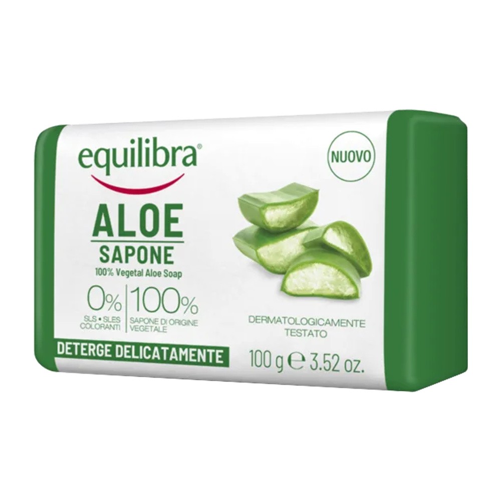 EQUILIBRA Aloe 100% Vegetal Soap 100g 63250-uniw