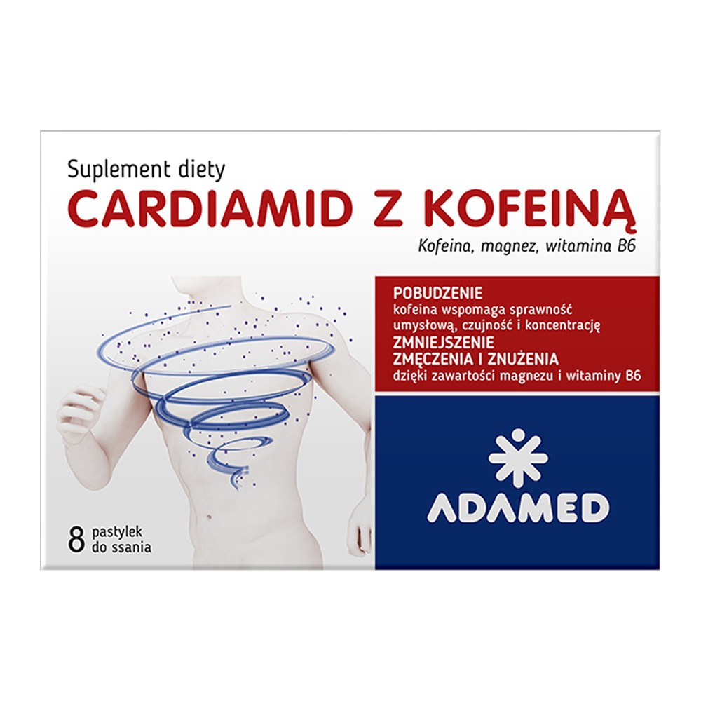 Adamed Cardiamid z kofeiną 8 szt.