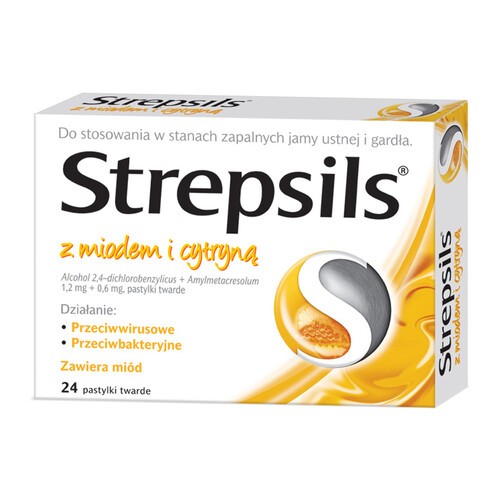 Opinie o Boots Healthcare Strepsils miodowo-cytrynowy 24 szt.
