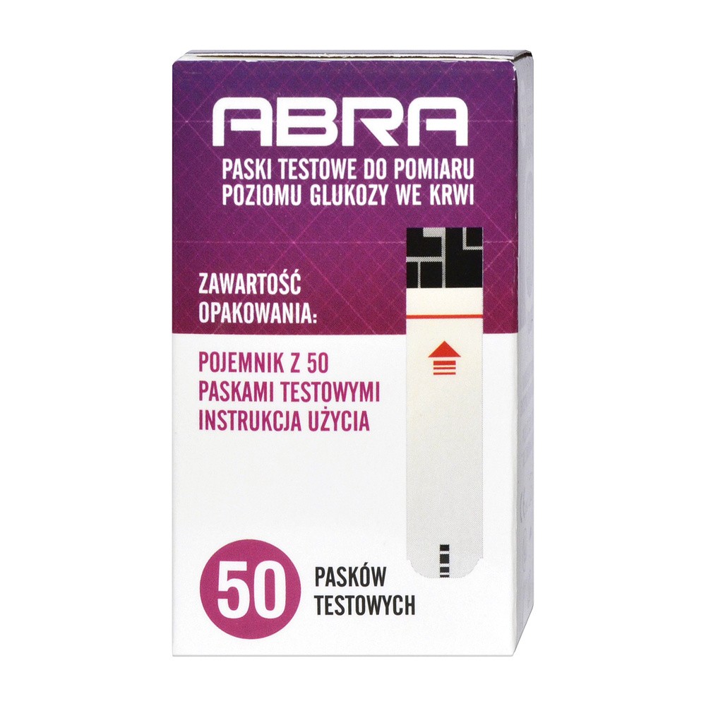 Diagnosis Abra paski testowe do pomiaru stężenia glukozy we krwi 50 sztuk 9055779