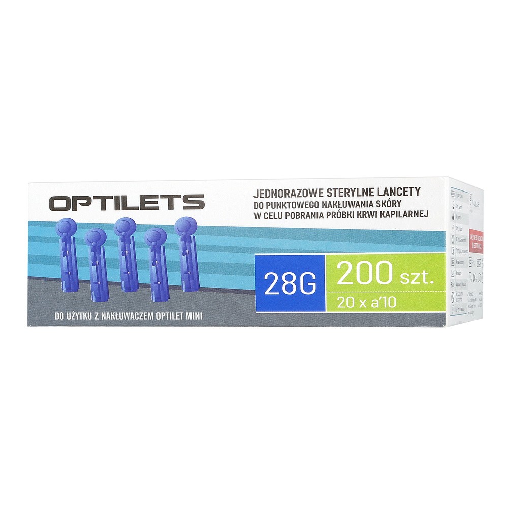 DIAGNOSIS Lancety Optilets x 200 szt