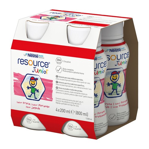 Nestle Resource Junior 4x200 ml smak truskawkowy