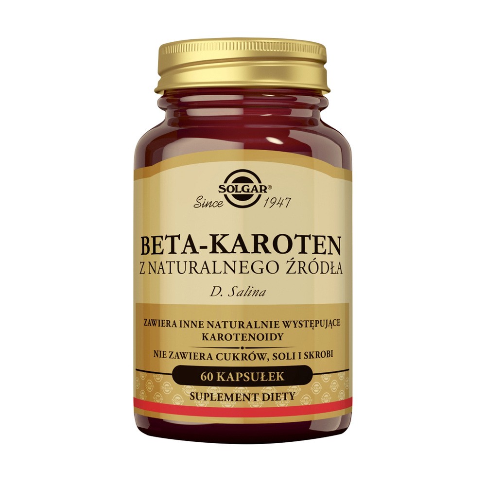 Solgar Naturalny Beta-karoten 7 mg kapsułki