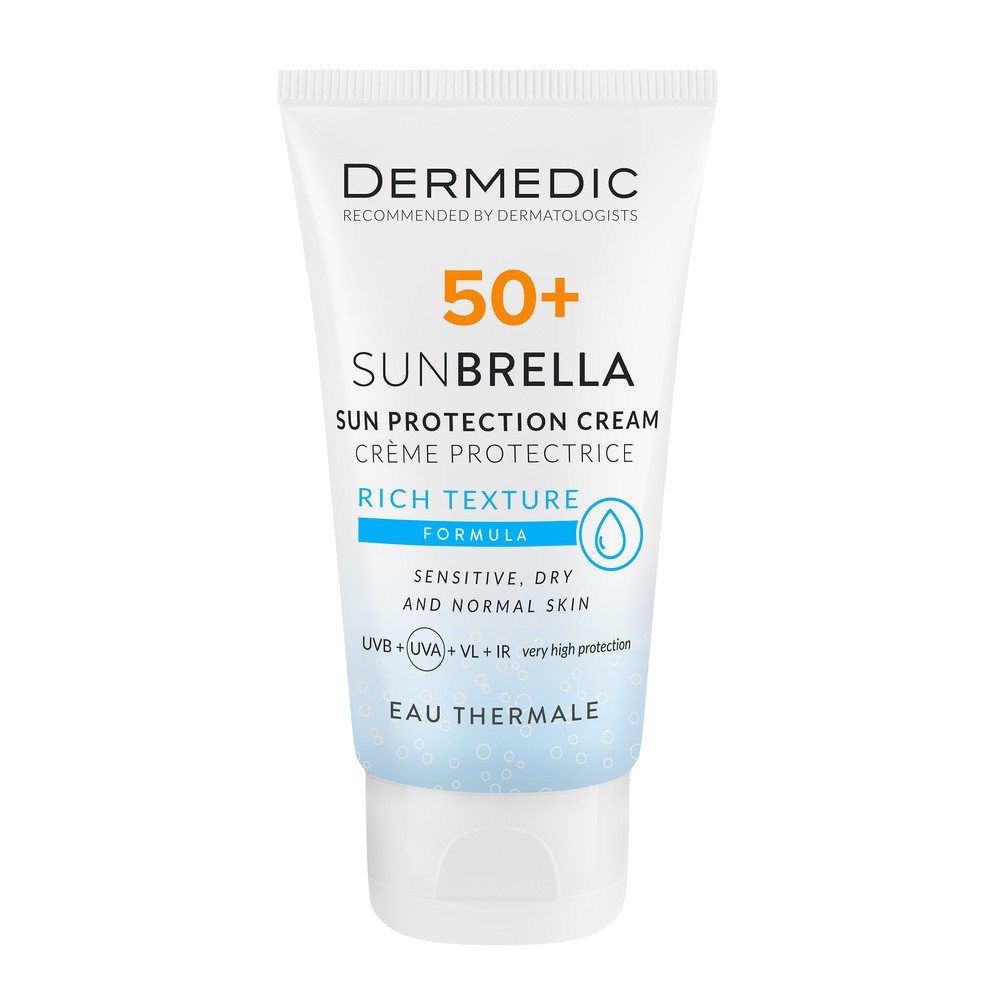 Biogened Sunbrella Ochronny krem do twarzy do skóry normalnej i suchej SPF50+ 50ml