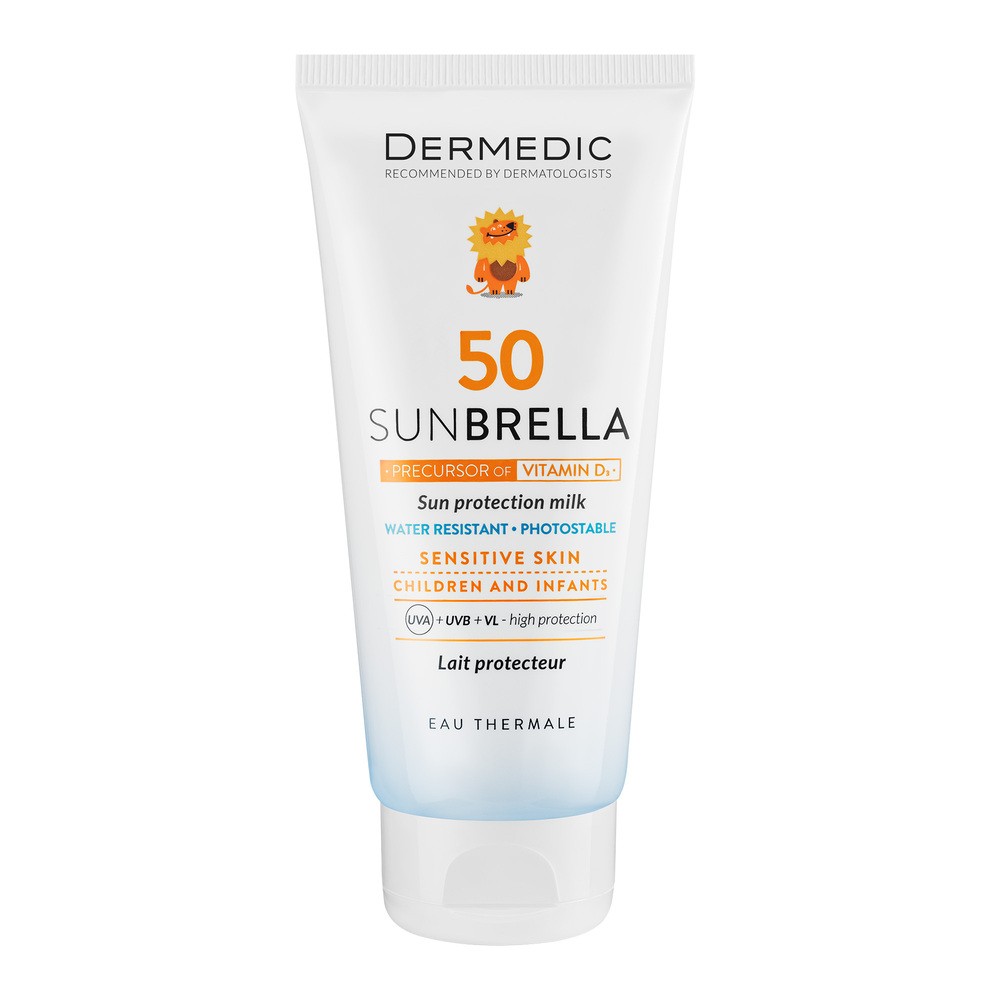 Biogened S.A DERMEDIC SUNBRELLA BABY SPF50 Mleczko ochronne wodoodporne dla dzieci 100 g 7050962