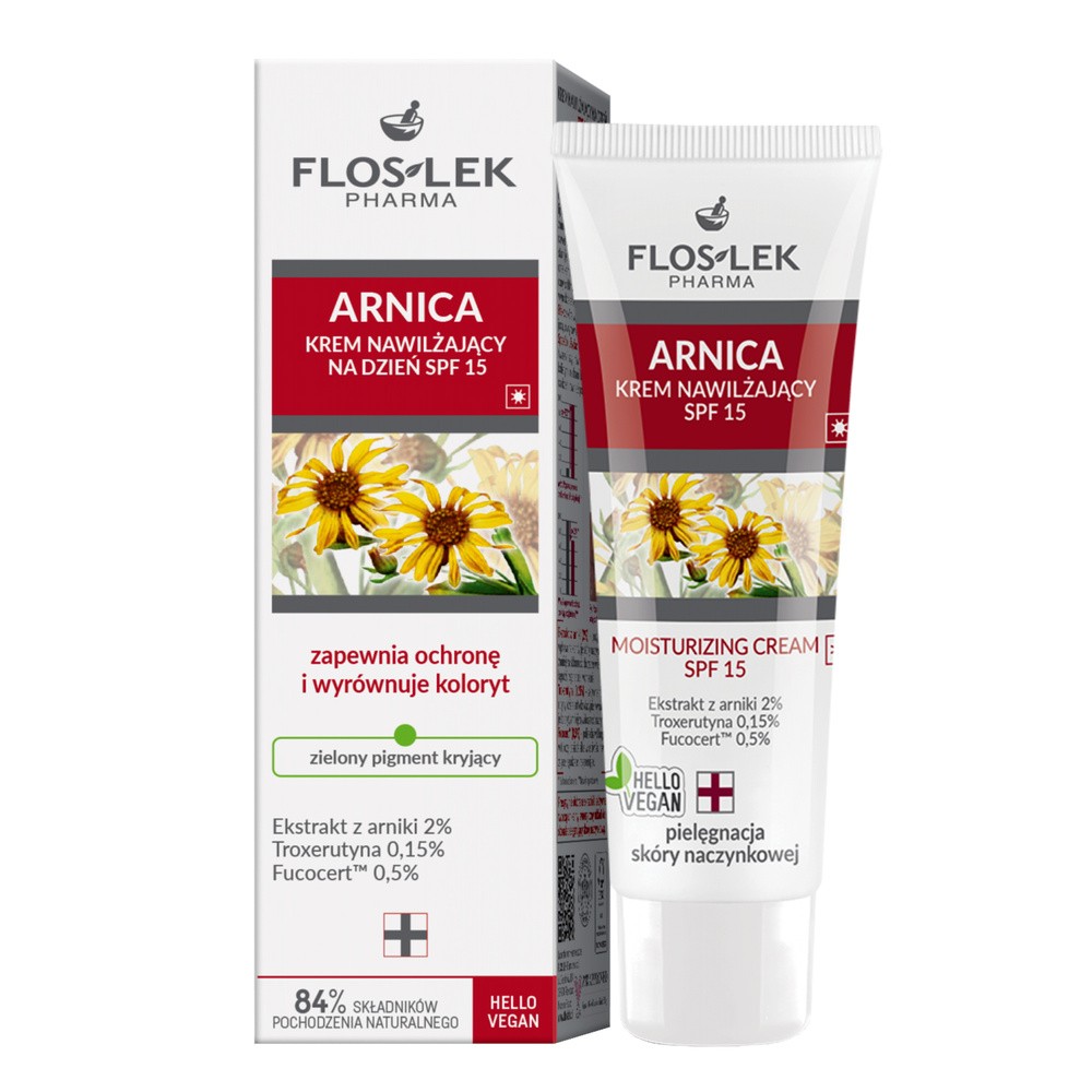 Flos Arnica krem nawilżający SPF15 50ml