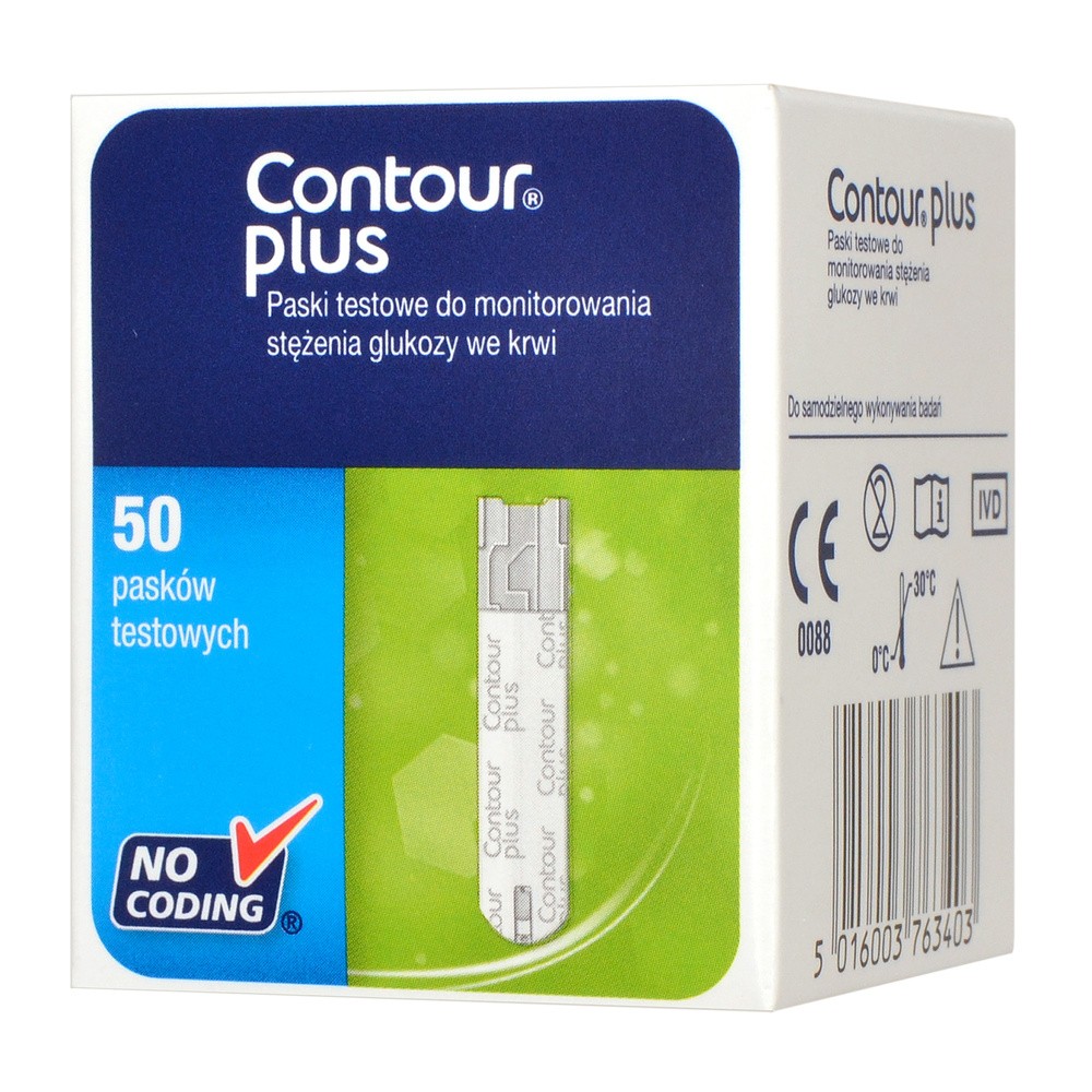 Bayer Contour plus paski testowe 50 sztuk 8515421