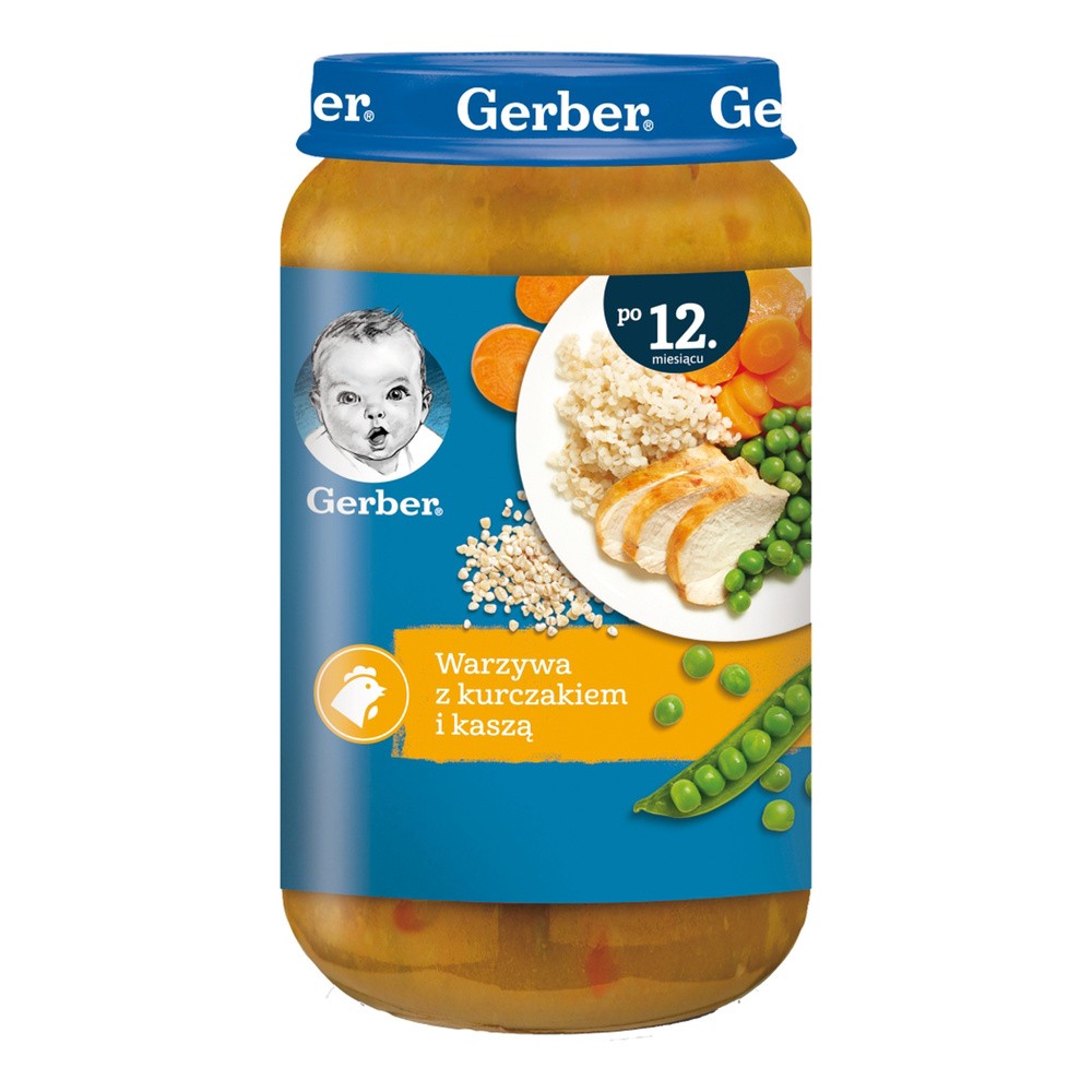 Gerber WARZYWKA Z KURCZAKIEM I KASZĄ 250G