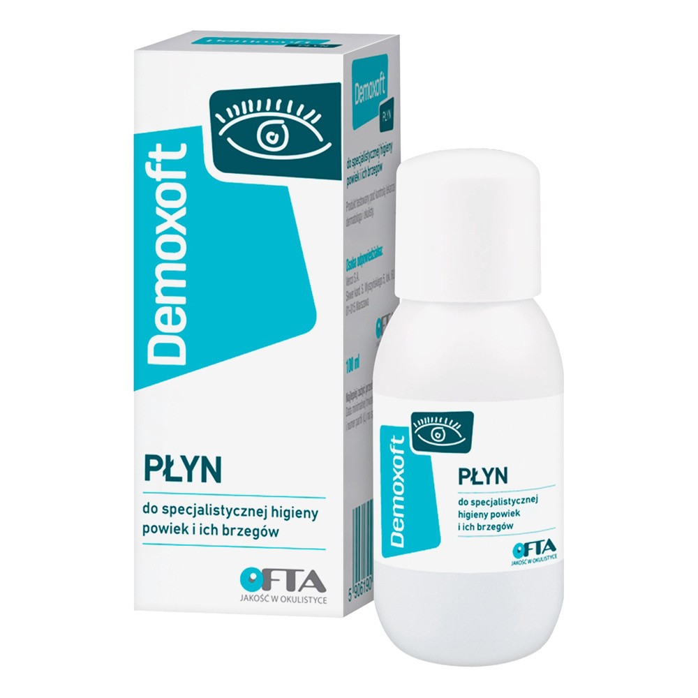 Verco Polska DEMOXOFT Płyn do oczyszcania powiek - 100 ml 7051745