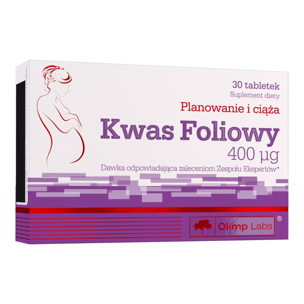 Olimp Kwas foliowy 30kap