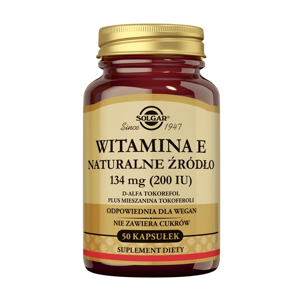 Solgar Naturalna Witamina E134 50 szt.