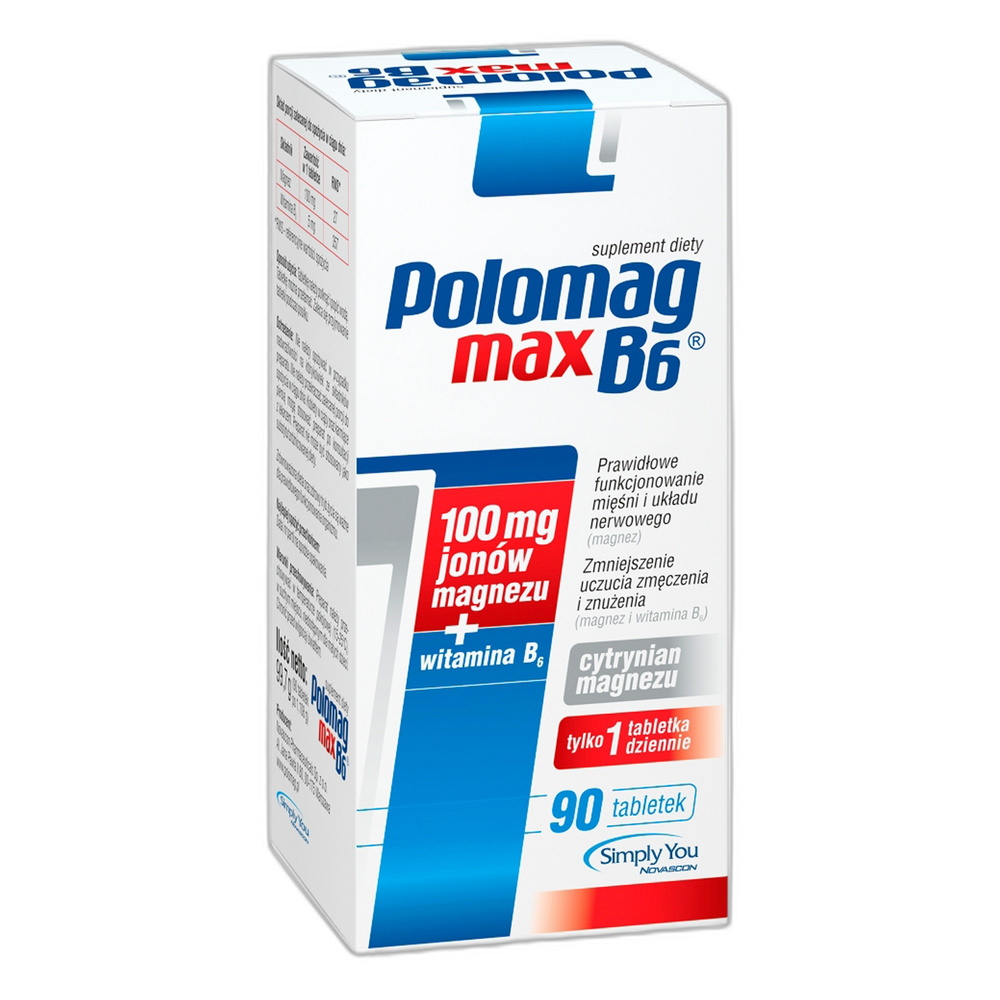 NOVASCON Polomag b6 max x 90 tabl