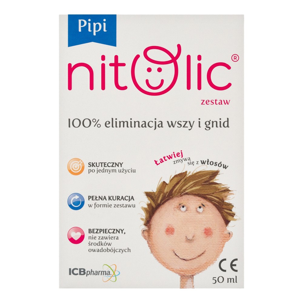 ICB PHARMA SP. J. Pipi Nitolic zestaw przeciw wszawicy 50ml