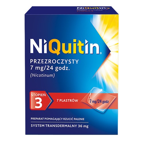 GlaxoSmithKline NiQuitin 7mg/24h 7 szt.