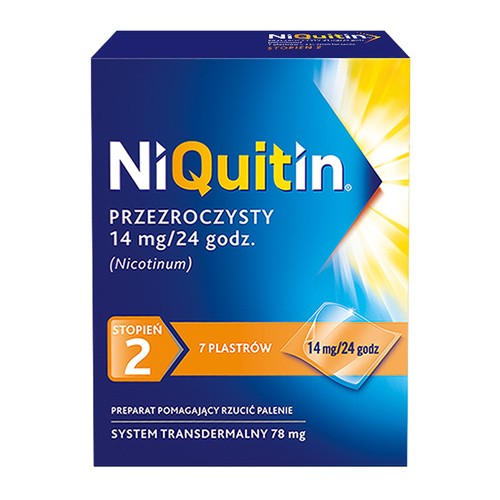 GlaxoSmithKline NiQuitin 14mg/24h 7 szt.