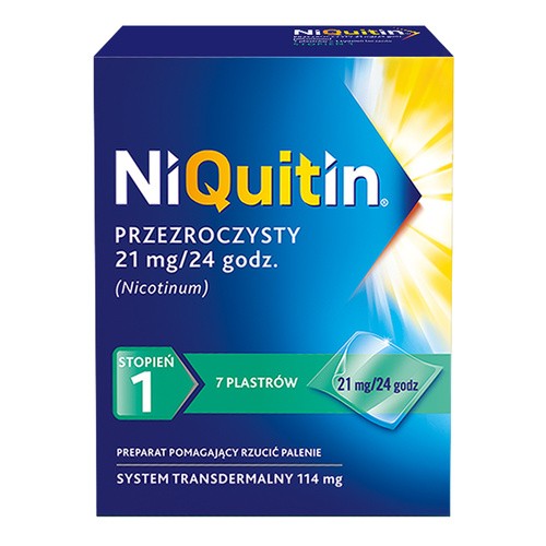 GlaxoSmithKline NiQuitin CQ 21mg/24h 7 szt.