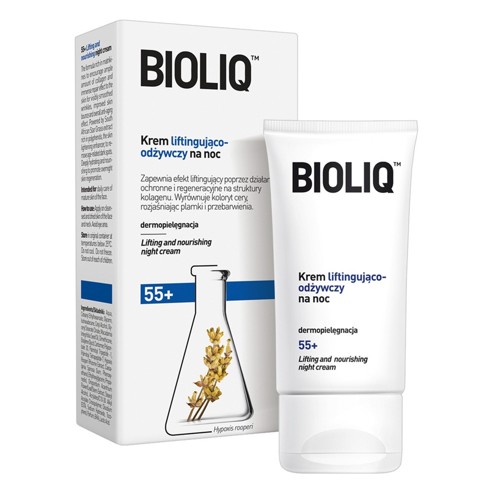 Bioliq Krem liftingująco odżywczy na noc 55+ 50ml