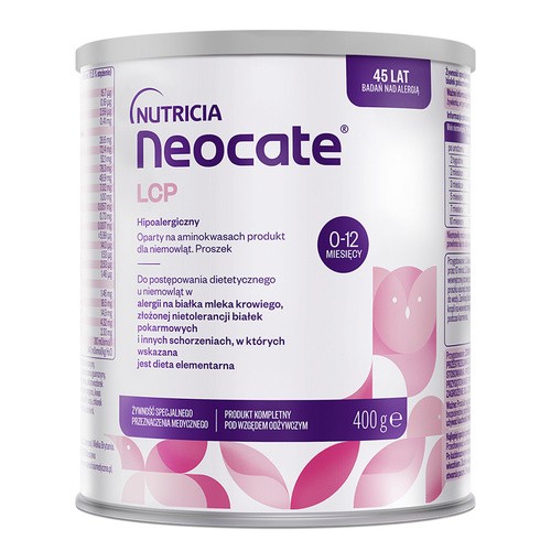 Nutricia NEOCATE LCP 400 g proszek 8634003