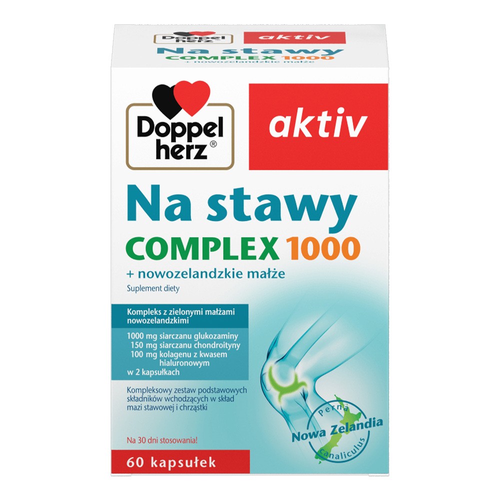 QUEISSER PHARMA GMBH & CO. Doppelherz Aktiv Na Stawy Complex 60 Kapsułek