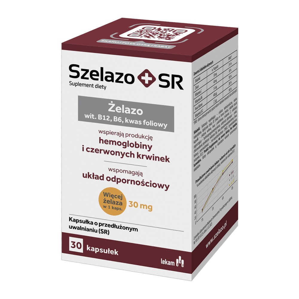 KREO SP Z.O.O. Szelazo+SR x 30 kaps o przedłużonym uwalnianiu