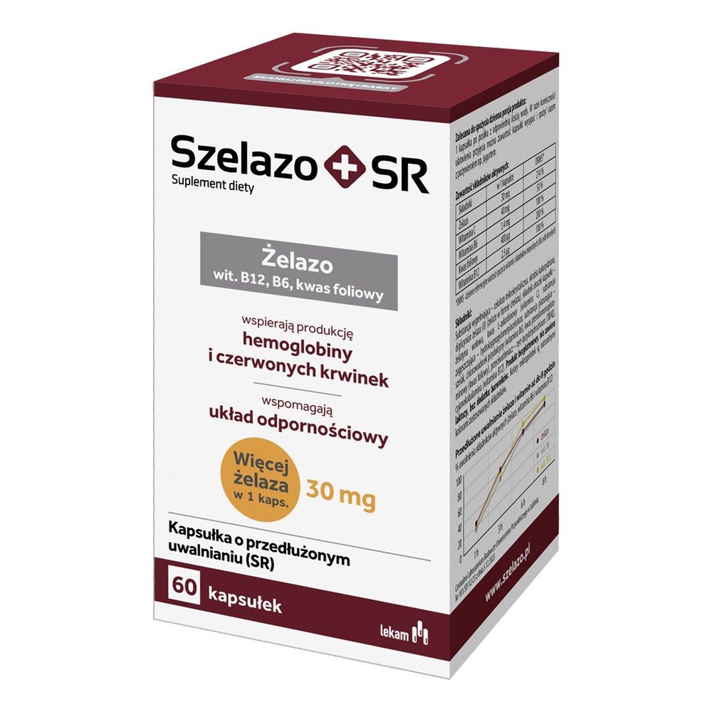 PRZEDSIĘBIORSTWO FARMACEUTYCZNE LEK-AM SP. Szelazo+ Sr 60 Kapsułek