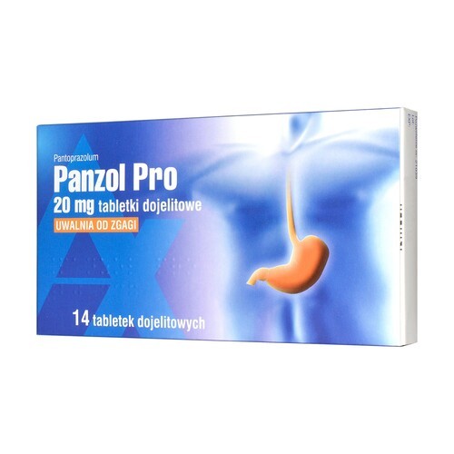 Apotex NEDERLAND BV Panzol pro 20 mg x 14 tabl dojelitowych
