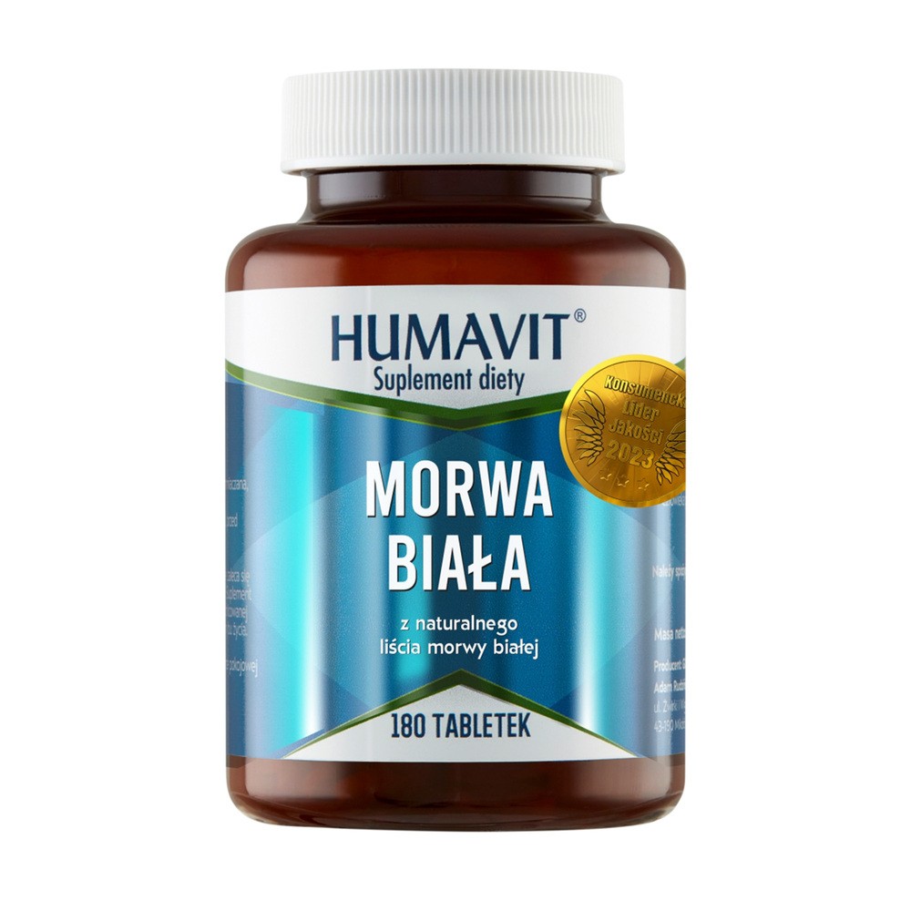 Opinie o Humavit Morwa biała 180 tabletek 8176201