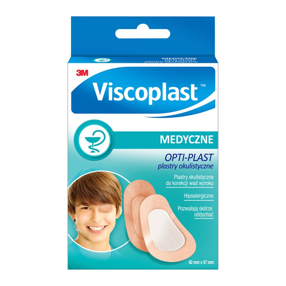 3M VISCOPLAST S.A. Plaster OPTI-PLAST 82x57mm 10 sztuk