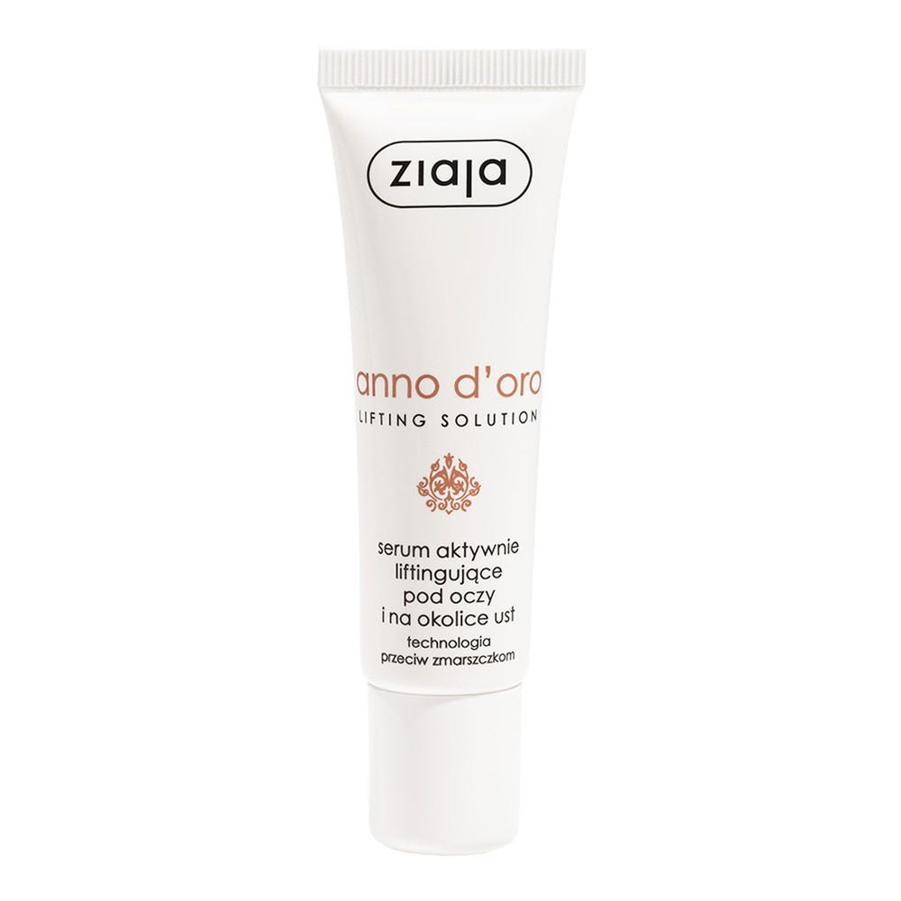 Ziaja Anno D`oro: serum aktywnie liftingujące pod oczy i w okolice ust 30ml