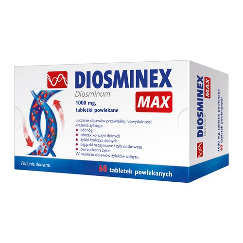 PharmaSwiss Diosminex MAX 1000 mg 60 tabl.