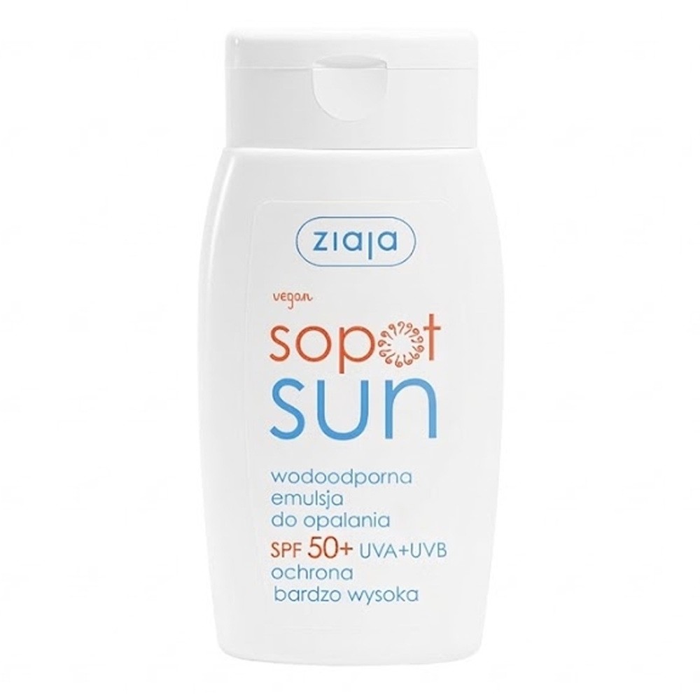 Ziaja Sopot Sun emulsja do opalania wodoodporna SPF50+ 125ml