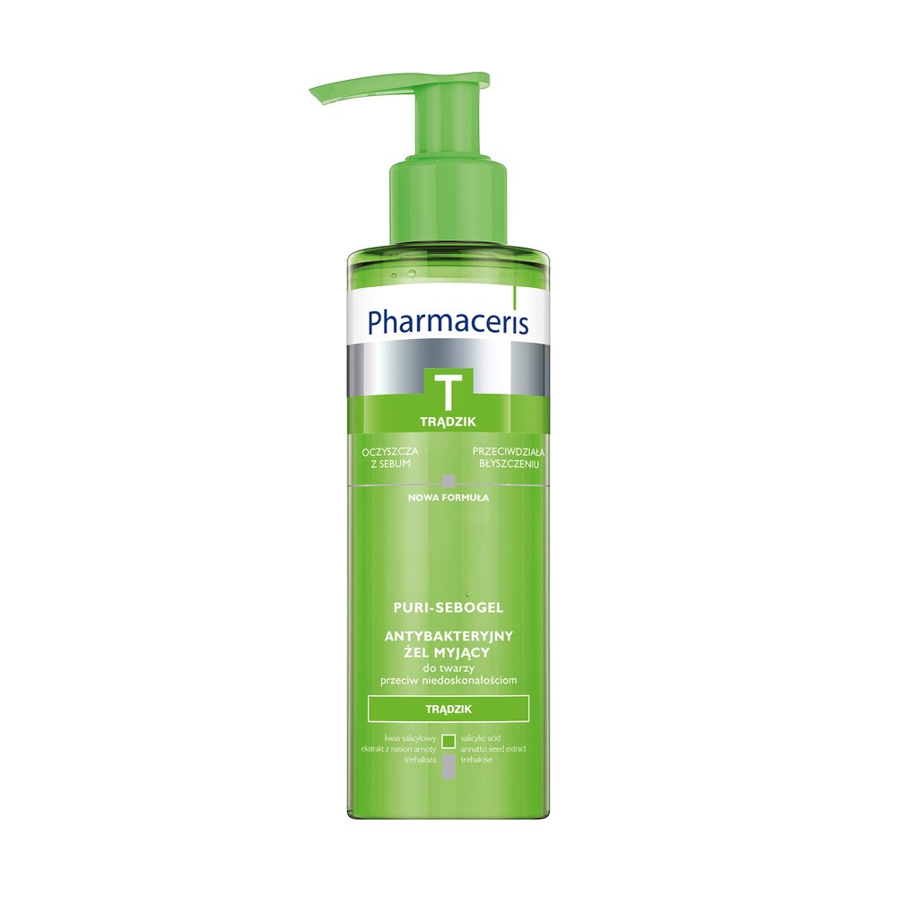 Pharmaceris T żel antybakteryjny do twarzy 190ml