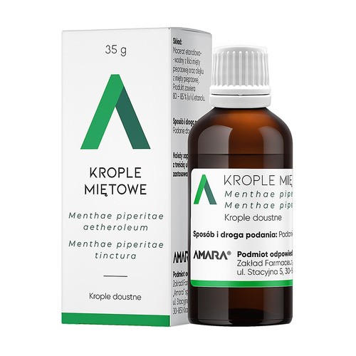 Amara Krople miętowe 35 g