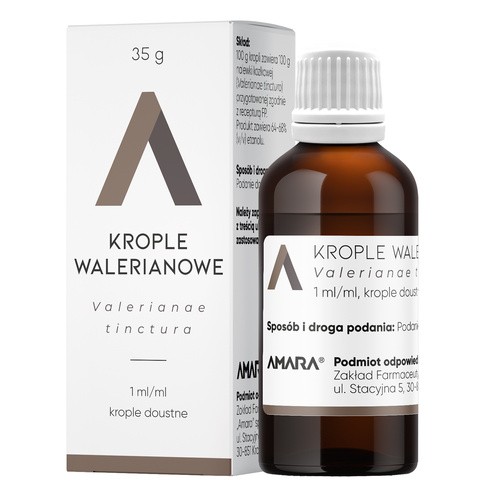 AMARA Krople walerianowe 35 g Amara