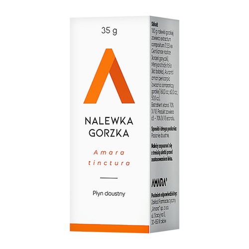 AMARA Krople gorzkie Nalewka Gorzka 35 g Amara