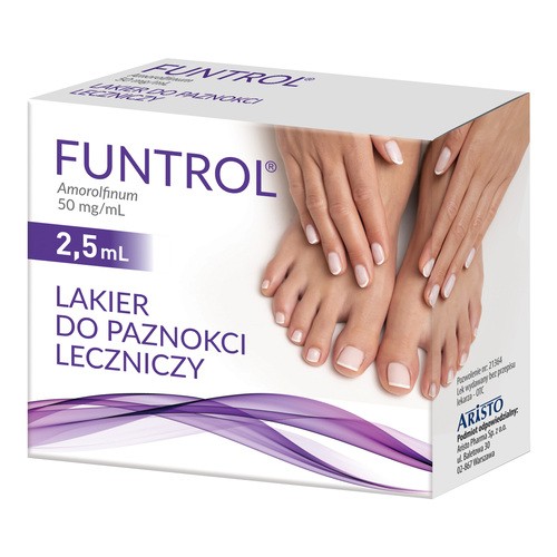FUNTROL Lakier do paznokci leczniczy, 2,5ml