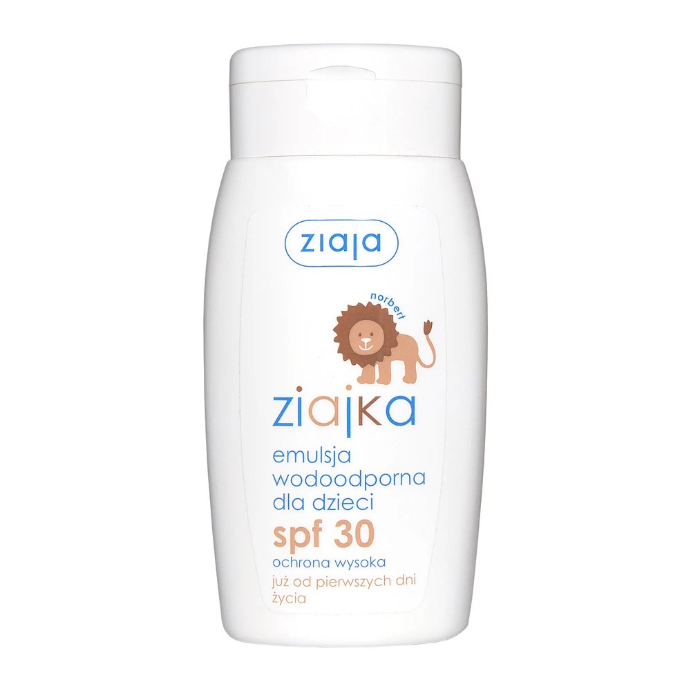 Ziaja Ziajka Słoneczna emulsja wodoodporna dla dzieci powyżej 12 miesięcy SPF30+ 125ml