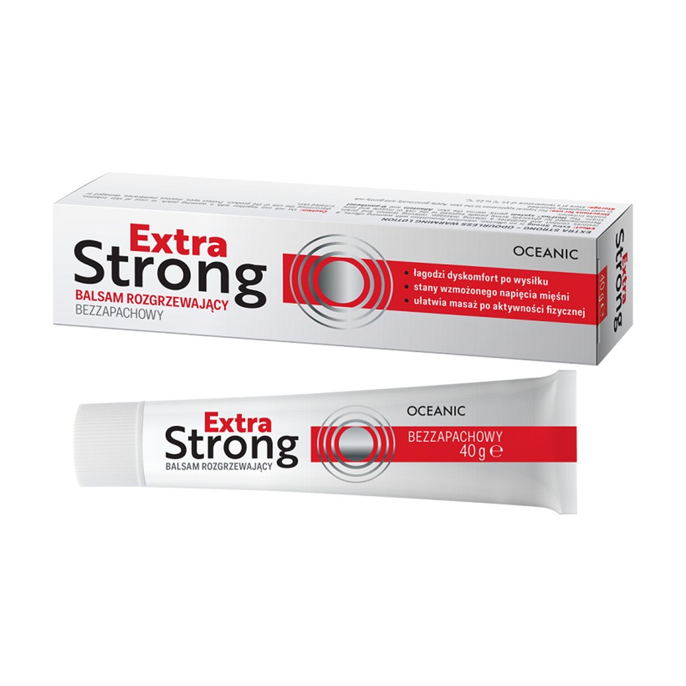 Extra Strong Balsam rozgrzewający Bezzapachowy, 40 G