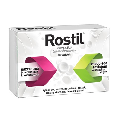 AFLOFARM FARMACJA POLSKA SP. Z O.O. Rostil 250 Mg 30 Tabletek