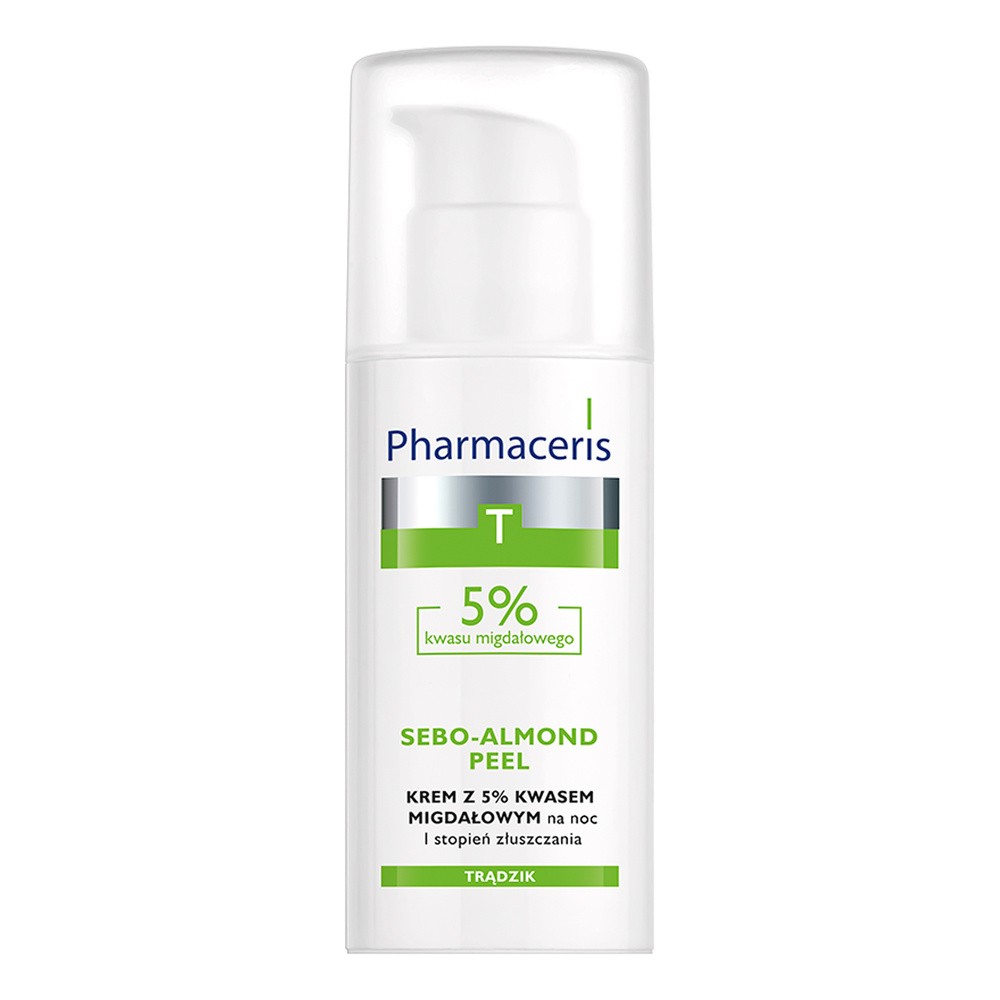 Pharmaceris KREM Z 5% KWASEM MIGDAŁOWYM na noc I stopień złuszczania SEBO-ALMOND PEEL 5%