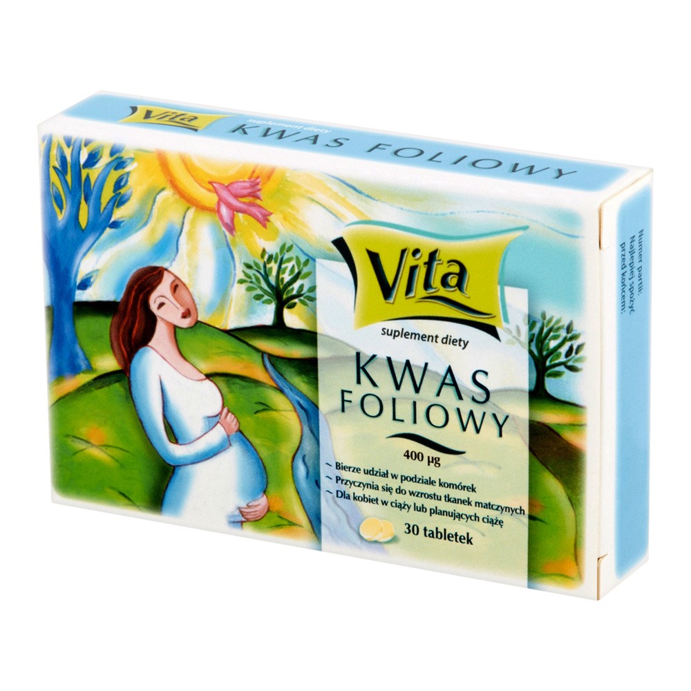 Aflofarm Kwas foliowy 0,4 mg x 30 tabl