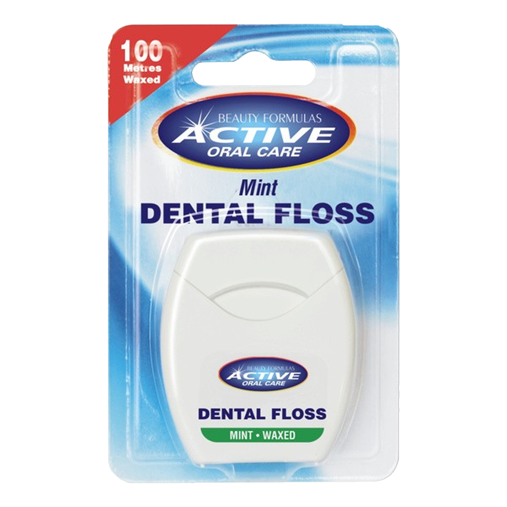 Active Nić dentystyczna active miętowa woskowana 100 m Beauty Formulas OD 24,99zł